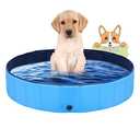 PJZP Dog Pool Foldable pet Pool Dog Swimming Pool Portable Suitable for Indoor and Outdoor use (32x8in)