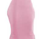 PINSV Women Summer Long Dress Casual Slip Sexy Sleeveless Bodycon Maxi Dresses for Women (Pink, S)