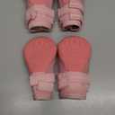 QUMY Dog Shoes for Large Dogs, Medium Dog Boots & Paw Protectors for Winter Snowy Day, Summer Hot Pavement, Water-Resistant in Rainy Weather, Outdoor Walking, Indoor Hardfloors Skid-Resistant Sole (Size 3: 2.0''x2.5''(W*L) (Pack of 4))