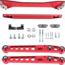 Rear Lower Control Arm Subframe Brace Tie Bar kit Compatible with Honda Civic EK 1996 1997 1998 1999 2000