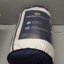 Serta White Goose Feather Down Bed Mattress Topper Full Size - Plush Fluffy Anchor Bands Mattress Pad 240 Thread Count 100% Cotton Fabric Featherbed, 54"x75"