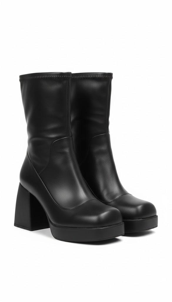 Lovee Cosee Women's Knee High Boots 2025 Chunky Block Heel Square Toe with Side Zipper Fall Winter Comfort Boots for Work Commute Office Walking & Night Events Size: 37