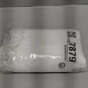 ALYVIA SPRING Extra Long Fabric Shower Curtain Liner Waterproof - 72" x 96", Soft & Lightweight X-Long Shower Curtain with Magnets, Machine Washable - 72x96, White