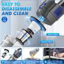 Gxzsk Handheld Vacuum Cordless, 15000PA Strong Suction Hand Held Car Vacuum Cleaner Rechargeable, Portable Hand Vacuum with Multi-Nozzles & Washable Filter for Home Office, Car, Pets