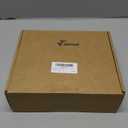 Jenaai 6 Pcs Velvet Glitter Christmas Tree Ornaments Set 3.15 Inch 3 Style Flocked Christmas Balls Ornaments Xmas Balls Decoration for Xmas Tree Decorative Party Wedding(Dark Brown)