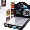 Ultra Pro 9 Pocket Pages Platinum Series - 100 Pages of Card Sleeves for Trading Card Binder and More