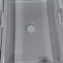 30 White Undermount Kitchen Sink, Hugsleek Topmount & Undermount Kitchen Sink 30x18 inch White Porcelain Ceramic Fireclay Sinks Dual Mount Accessories Single Bowl Under Counter Sinks Basin Drop In