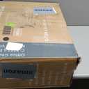 DUMOS Criss Cross Chair Legged Office Wide Comfy Desk Seat, No Wheels Armless Computer Task Seating, Swivel Vanity Home Height Adjustable, Black 