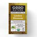 Good Nature, Organic Herbal Tea Linden Blossom, 20 Count (EXP 12/31/26)