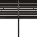 Likelalaso 24 Inch High Full Bed Frame with Rounded Corner, Heavy Duty Metal Bed Frame Full Under-Bed Storage Space, No Box Spring Needed, Noise Free, Easy Assembly, Black
