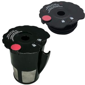 Updated Model 19367 2.0 Black Small Reusable Coffee Filter,Compatible with Keurig My K-Cup coffee Marker K200 K250 K300 K350 (1)