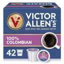 Victor Allen's Coffee 100% Colombian, Medium Roast, 42 Count, Single Serve Coffee Pods for Keurig K-Cup Brewers, Best By 02/20/2028