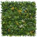 Artificial Green Wall Panels: 20"x20" (8 Pack), Faux Greenery Fence