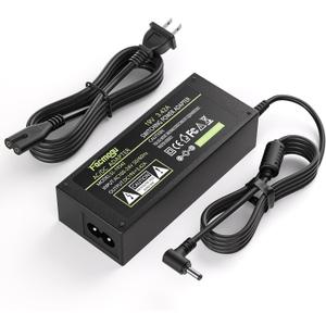 Facmogu DC 19V 3.42A Power Supply, 65 Watt 100-240V AC to DC 19Volt Transformers, Power Adaptor Converter 5.5x2.5mm DC Plug with 2.42m/ 7.94 feet Power Cord for Home Audio Bluetooth Stereo Receiver