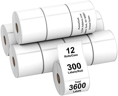 AveneMark 12 Rolls Compatible DYMO 30256 (2-5/16" x 4") Direct Thermal Labels - 3600 Labels