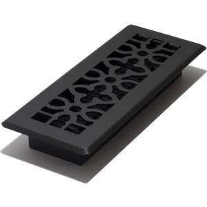 Decor Grates AGH310-BLK, Floor Register, 3x10, Textured Black Finish
