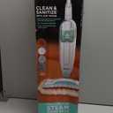 Shark Steam Mop with 2 Machine Washable Dirt Grip Pads, Removable Water Tank, Lightweight, Steam Cleaner for sealed Hard Floors, Marble, Stone, Hardwood, Tile, Laminate, White/Seafoam, S1000