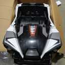 2 Seaters 24V Ride on UTV with Remote Control,10AH Battery, 400W Powerful Motors with 17" EVA Wheels, 20.5 Seat Width Electric Ride Toy with Metal Suspension,LED Lights,Music,Horn (White)