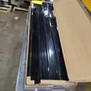 10 Pack Corrugated Metal Roofing Panels 73.23x17.72in, Black, L73.23''-10
