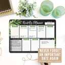 Hadley Designs Magnetic Weekly Planner for Fridge - Chalk Weekly Dry Erase Board, Week Magnetic Calendar for Refrigerator, Week Planner Board, Magnet Schedule Planners for Fridge