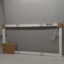 Metalux 2x4 LED Ceiling Grid Light w/CCT & Lumen Select, Remote Driver, 2 Mounting Options - 24SFS-L3C4-UNV