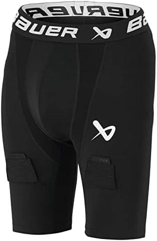 Bauer Hockey Performance Jock Short, Senior (Senior Medium (31"-33" Waist), Black)