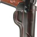 OWB 1911 Holster - Top Grain Leather for Most 1911 Style | Compatible with Colt, Kimber, Springfield, Tisas & More | Fits 4" & 5" Barrels