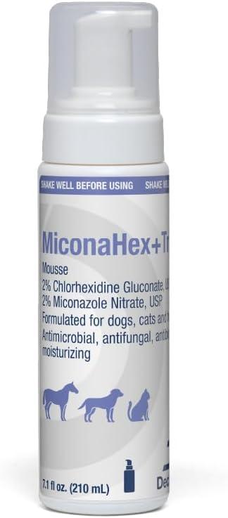 MiconaHex+Triz Mousse for Dogs, Cats and Horses, 7.1 oz