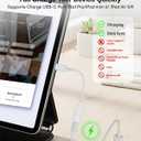 Lightning to USB C Adapter (2 Pack), Fast Charging & Data Transfer, USB C Charger Connector Cable for iPhone 17/16/15, iPad Pro/Air, Samsung,Pixel-(Not for Headphone/OTG)