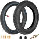 FVRITO 12.5x2.25 (12-1/2"x2-1/4") 57-203 62-203 Tire and Inner Tube for Razor Pocket Mod Bella Betty Bistro Daisy Hannah Sweet Pea Currie Schwinn GT IZIP eZip MX125 Dirt Rocket Gas Electric Scooter
