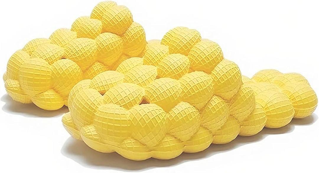 Afellicy Massage Bubble Slides for Women and Men,Funny Golf Spa Slippers Indoor and Outdoor Non-Slip Bath Shower Shoes Bedroom House Gym Basketball Slides Pillow Sandals Breathe Slipper