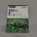 952XL Ink Cartridges (4-Pack,Black/Cyan/Magenta/Yellow) Compatible 952 Ink Cartridges Replacement for HP OfficeJet Pro 8710 7740 8720 8725 8210 8715 8702 8740 7720 8730 8216 Printers