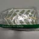 OLYCRAFT 10.9Yards Jacquard Ribbon Trim 2.4 Inch Leaf Pattern Jacquard Polyester Ribbons White Green Leaf Jacquard Woven Embroidery Trim for DIY Sewing Crafts Handmade Bag Belts Clothing Decoration