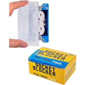 The Smarter Outlet Cover for Drywall & Painting  Better Than Tape for Remodeling & DIY Projects 60-Pack