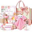 New Mom Gifts & Baby Girl Gift Set for Newborn, 12PCS Baby Shower Gifts, Newborn Baby Girl Gifts, Pregnancy Gifts for Expecting Mom, New Mom Care Package After Baby, Pregnancy Gifts for Women and Baby