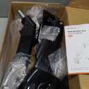 ARES WING Ultrawide Monitor Arm with USB A/C, for 17 to 49 inch Heavy Duty Screen, Holds 44 lbs, Adjustable Gas Spring Arm Desk Mount with Clamp and Grommet Base, Black