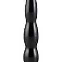47th & Main Holder for Taper Candle Glass Candlestick Candleholder, Small, Black
