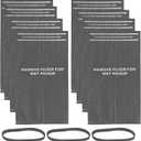 8 Pack 38737 Dust Filter Bags Replacement for Craftsman 2 to 2.5 Gallon Wet/Dry Vacuums and Powerhead Bucket Vac, Part# CMXZVBE38737 / 9-38737, with 3 Retaining Bands