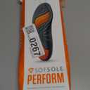 SOF SOLE ATHLETE Performance Men's Insoles - PU Foam & Gel Inserts - Heel-to-Toe Cushioning, Support, & Moisture Control, - Lightweight Comfort & Stability - Ideal for Runners, Walkers, Athletes (11-12.5, Orange)