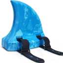 Swimming Shark Fins, EVA Back Float Safety Swimming Trainer with Adjustable Belts, Swim Floaties for Sport Pool Lesson, Small