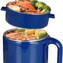 Ksalinameslon Hot Pot Electric With Steamer,Rapid Noodles Electric Pot,2.0L Stainless Steel Electric Pot For Cooking Noodles Oatmeal Pasta,Shabu Shabu Hotpot Pot Electric Dorm Lazy Pot