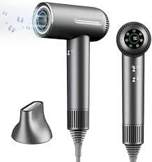 Hair Dryer, Professional High-Speed Blow Dryer 200 Millions Negative Ionic Care Hair Dryer for Fast Drying, Low Noise Thermo-Control Hairdryer with Magnetic Nozzle