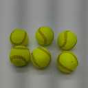 OMYOPY Official Size Softballs 12" Softballs Fastpitch Practice, Unmarked & Leather Covered Training Ball for Games, Practice and Training(6 Pack)