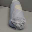 Cervical Neck Pillow for Memory Foam  Soft Ergonomic Side Sleeper Pillow for Neck Pain Relief, Ice Silk Zipperless Pillowcase, Eco-Friendly and Durable Material (Light Blue)