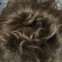 Adequate 80s Mullet Wig for Women Fluffy and Layered Hairpiece for Perfect for Costume Parties and Cosplay (Light Brown)