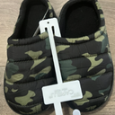 CAPELLI Boys Camouflage Slippers Elastic Closed Heel House Shoes for Toddler Kids 12-13