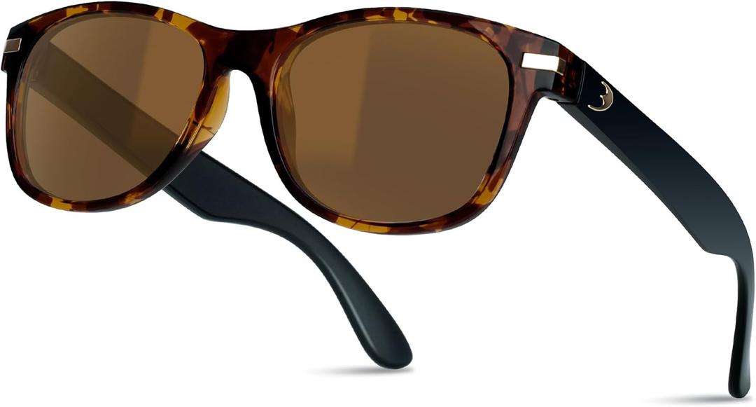 Bnus italy made classic sunglasses corning real glass lens w. polarized option