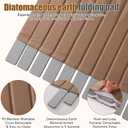 Dish Drying MatStone Drying Mat for Kitchen CounterHeat Resistant and Super Absorbent Foldable Bath mats,Made of Diatomaceous Earth and Leather.24.8"15.7" Brown
