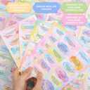 2 x 360Pcs Inspirational Christian Stickers, Verse Jesus Stickers for Laptop Scrapbook Journaling Planner, Bible Study Vision Board Supplies Christian Easter Gifts for Kids (Bible)