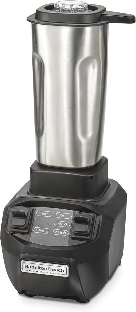 Hamilton Beach Commercial HBB255S Rio Stainless-Steel Bar Blender, 1.6 Horsepower, 32 Ounce Capacity, NSF Certified